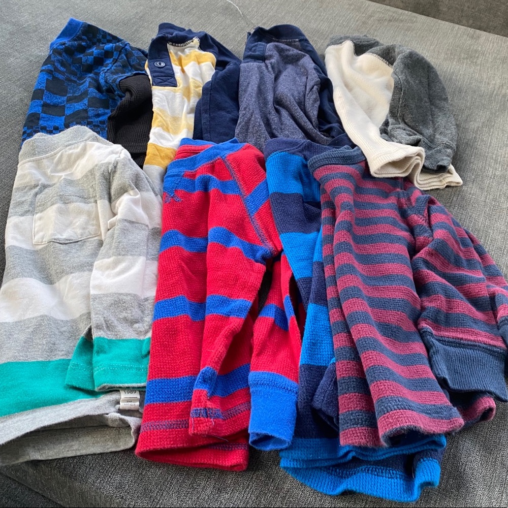 Long sleeve shirts 12-18m